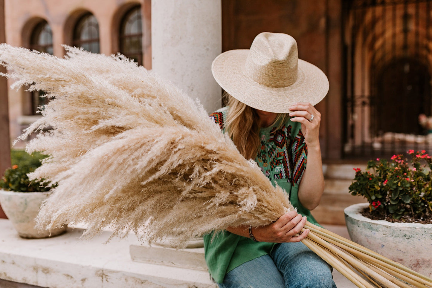 Pampas Grass - X-Large 4 FT Natural Fluffy