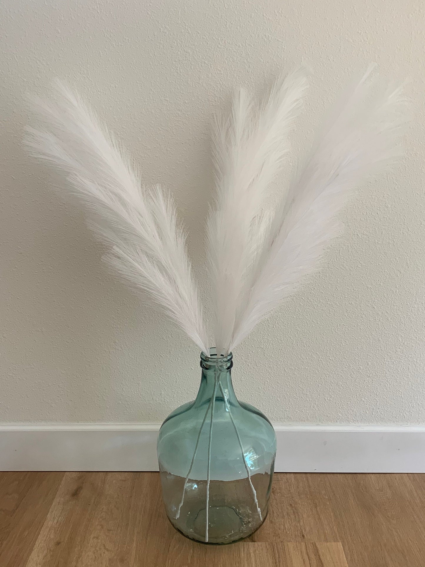 Large Faux Pampas Grass - White