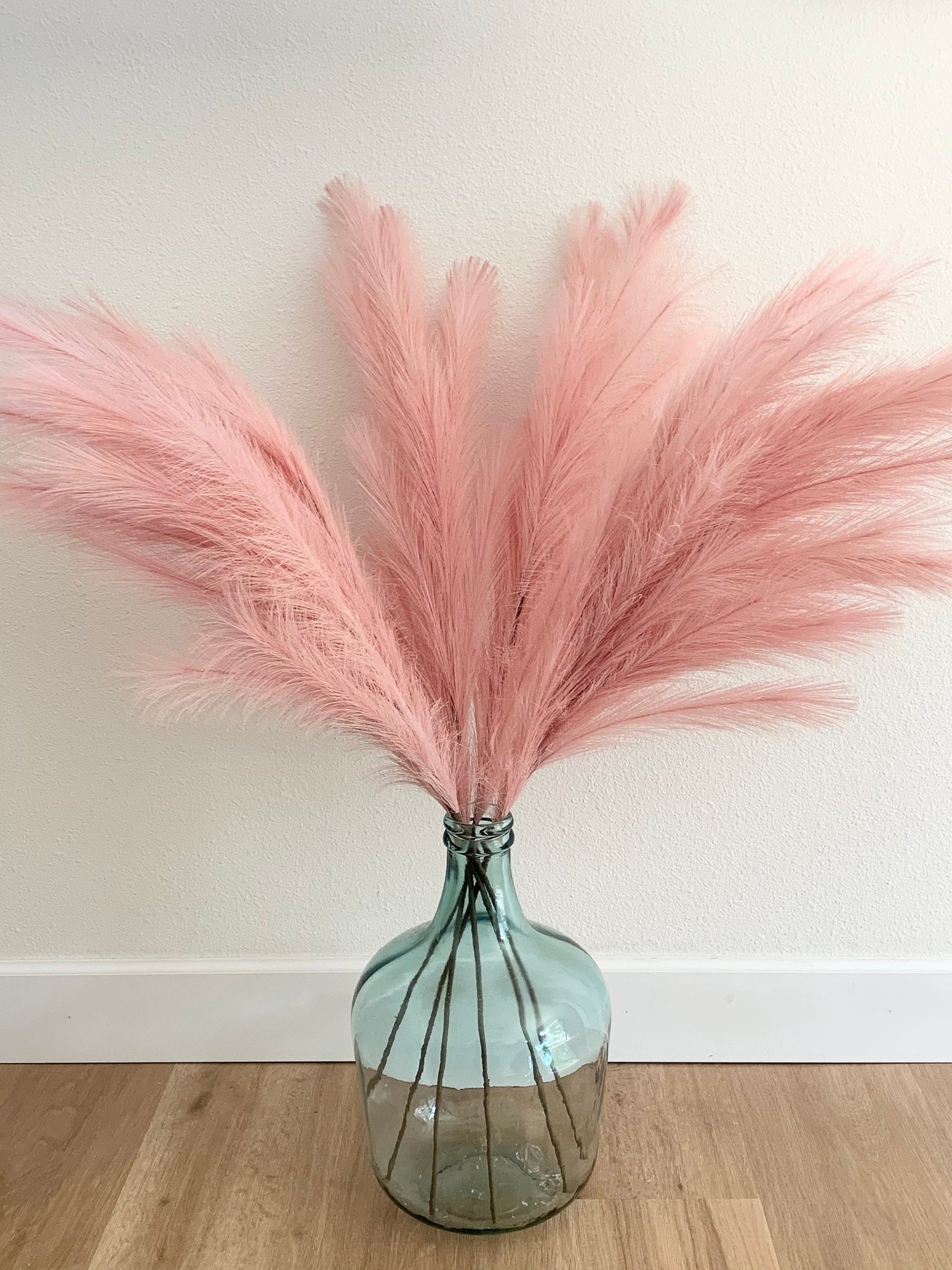 Large Faux Pampas Grass Artificial - Pink