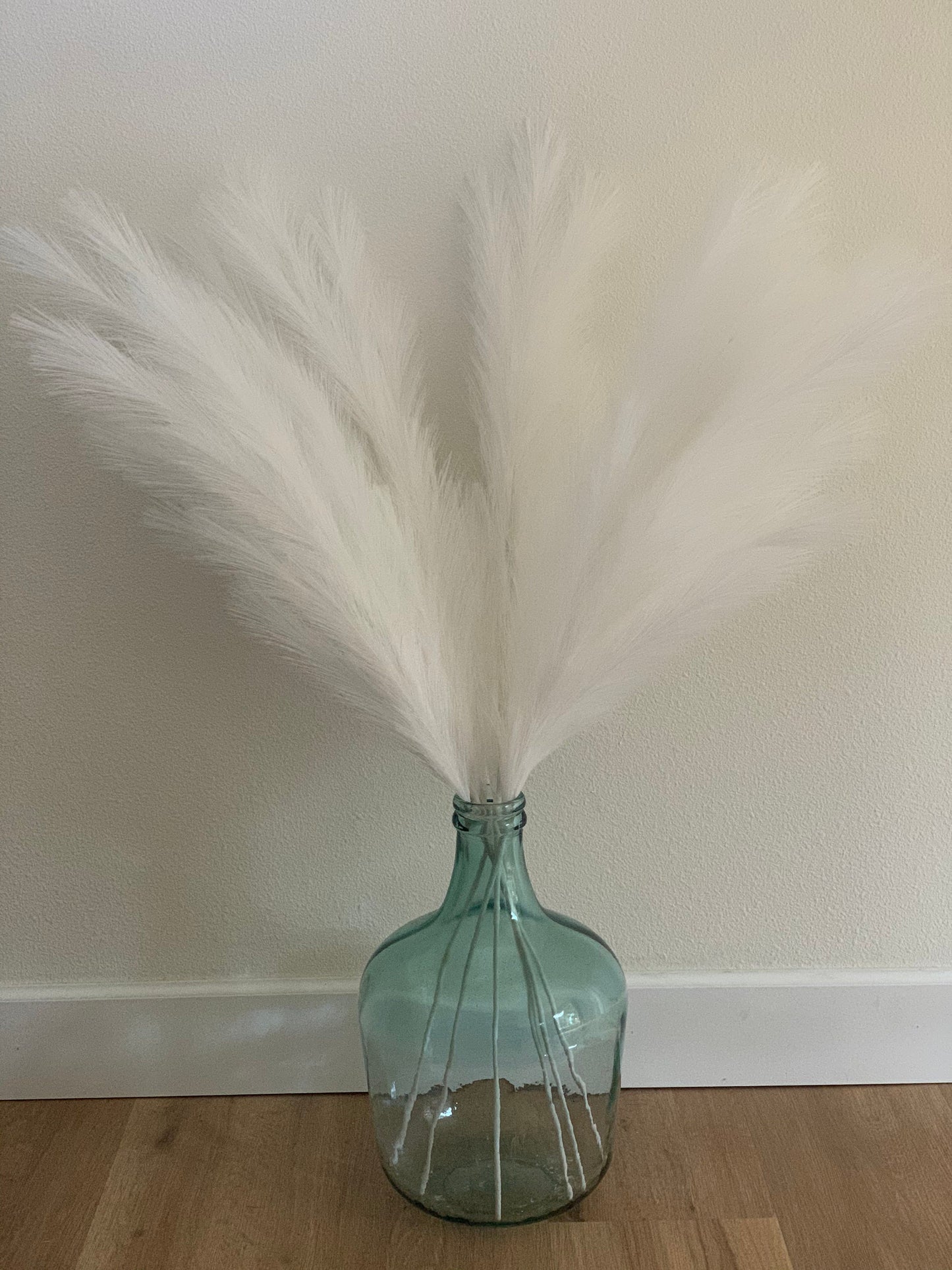 Large Faux Pampas Grass - White