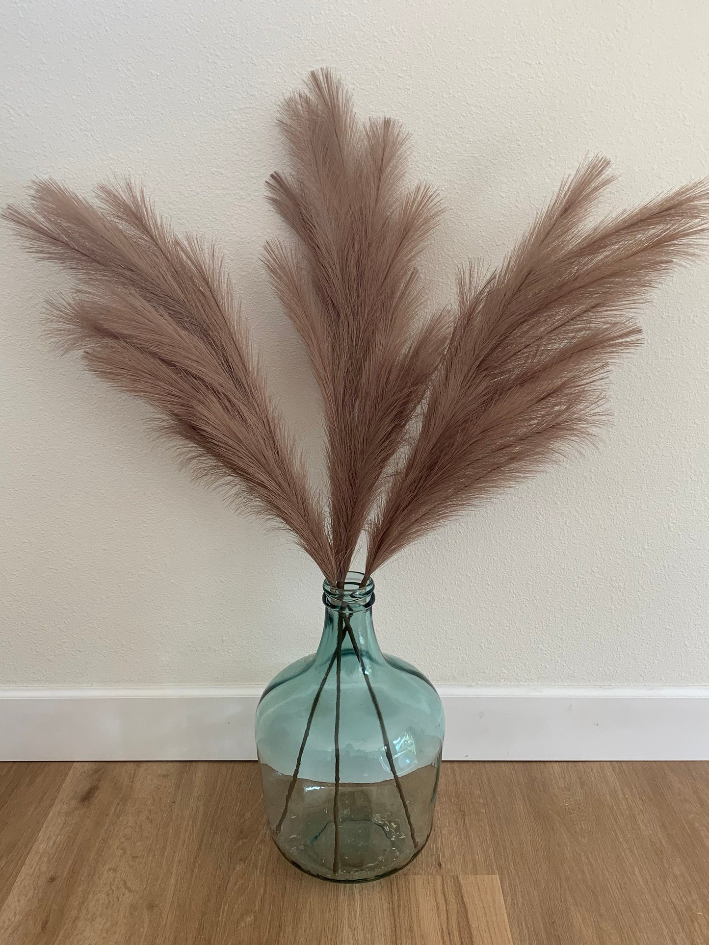 Large Faux Pampas Grass Artificial - Brown