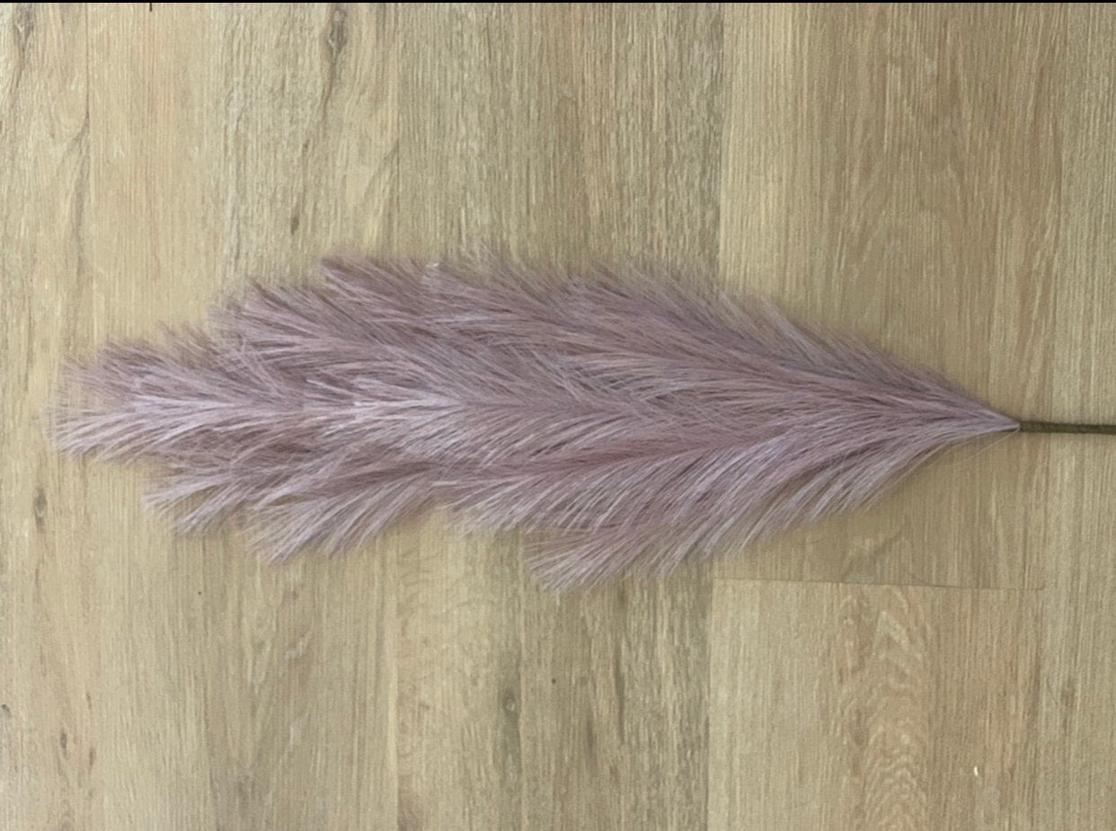 Large Faux Pampas Grass Artificial - Purple
