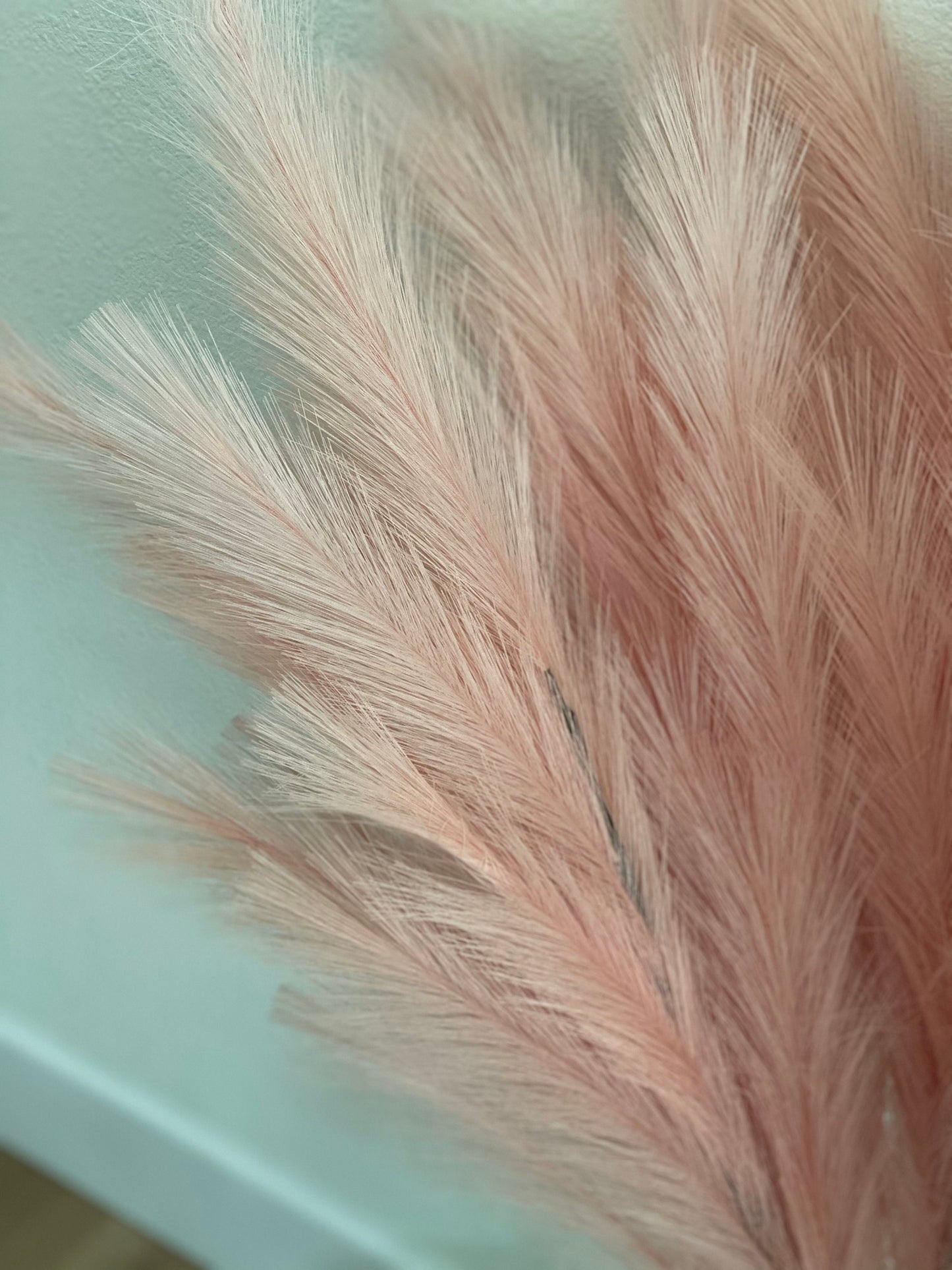 Large Faux Pampas Grass Artificial - Light Pink
