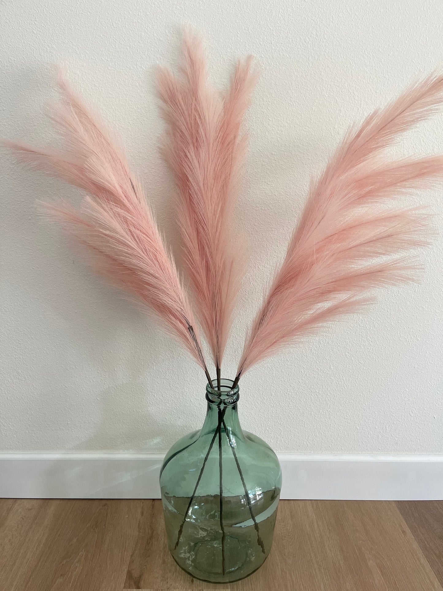 Large Faux Pampas Grass Artificial - Light Pink