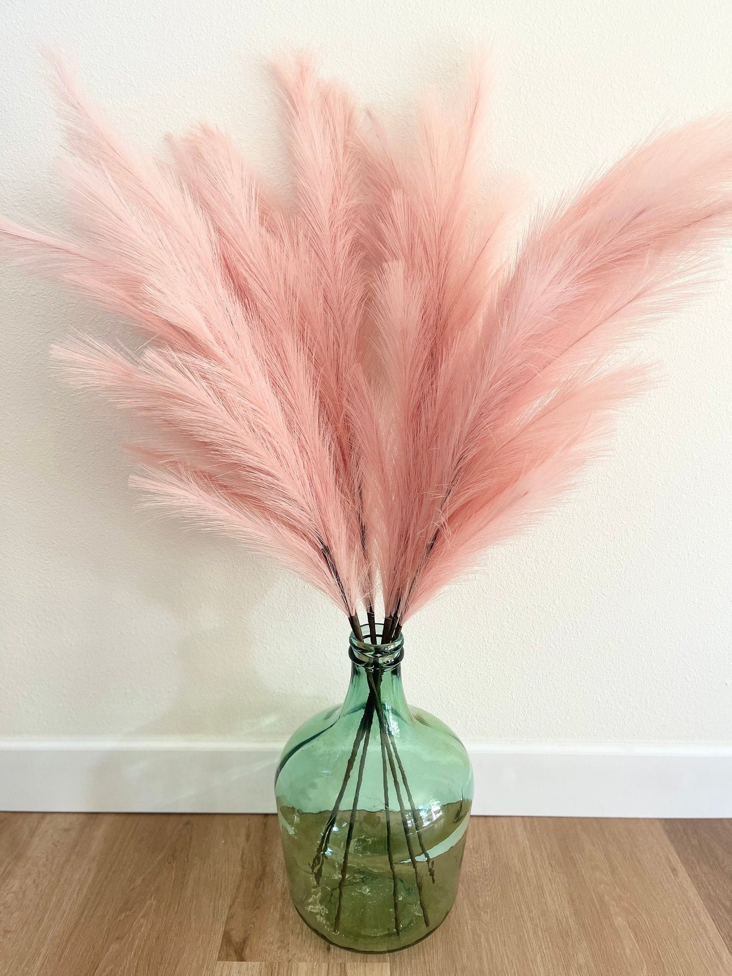 Large Faux Pampas Grass Artificial - Light Pink