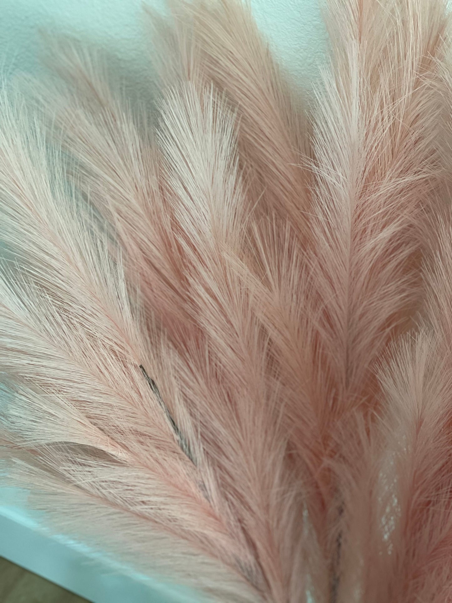 Large Faux Pampas Grass Artificial - Light Pink