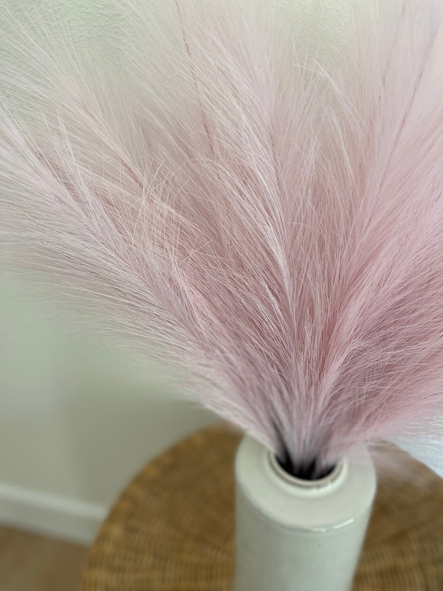 2ft Faux Tabletop Pampas Grass Artificial - Pink Lavender