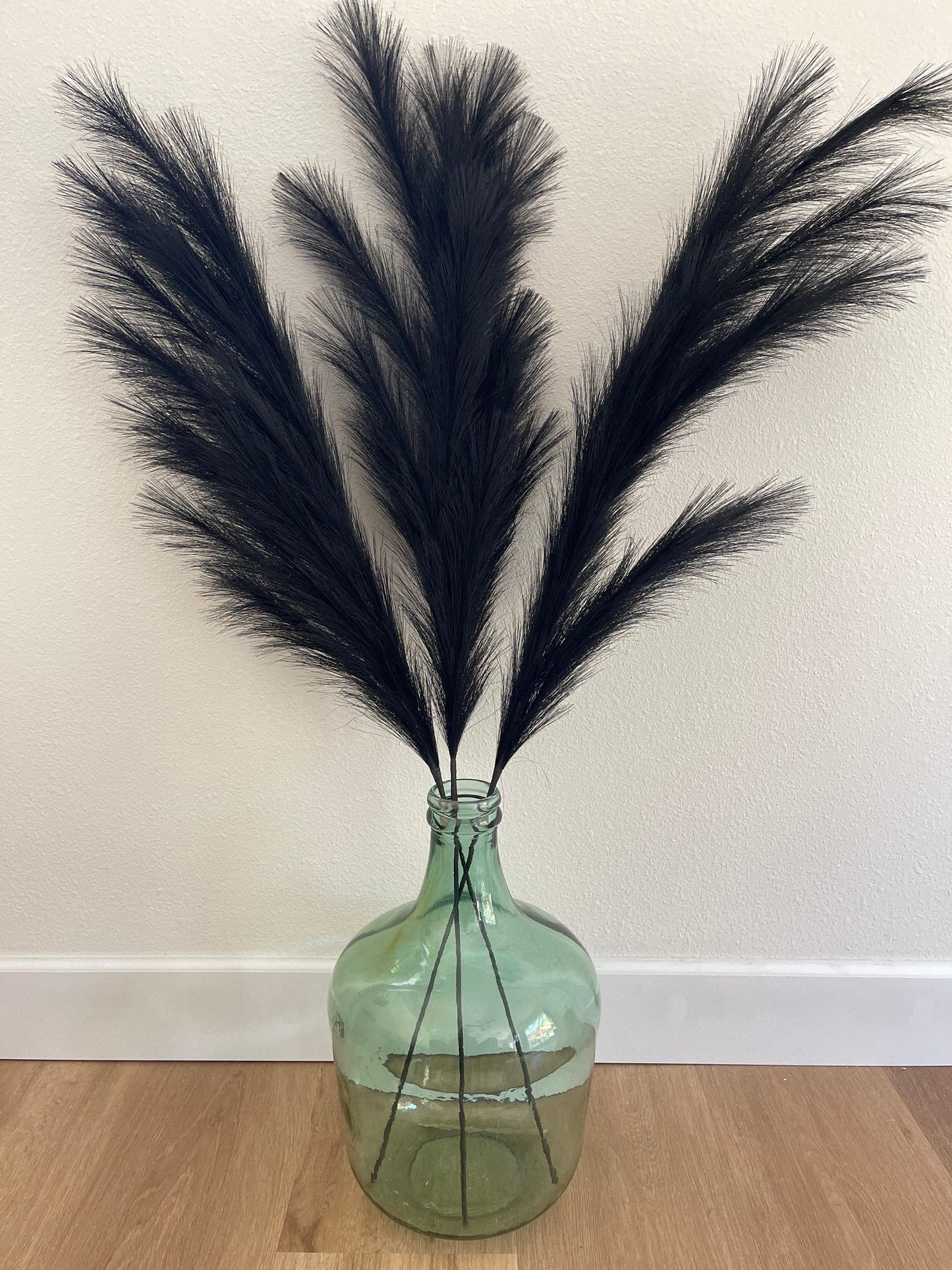 Large Faux Pampas Grass Artificial - Black