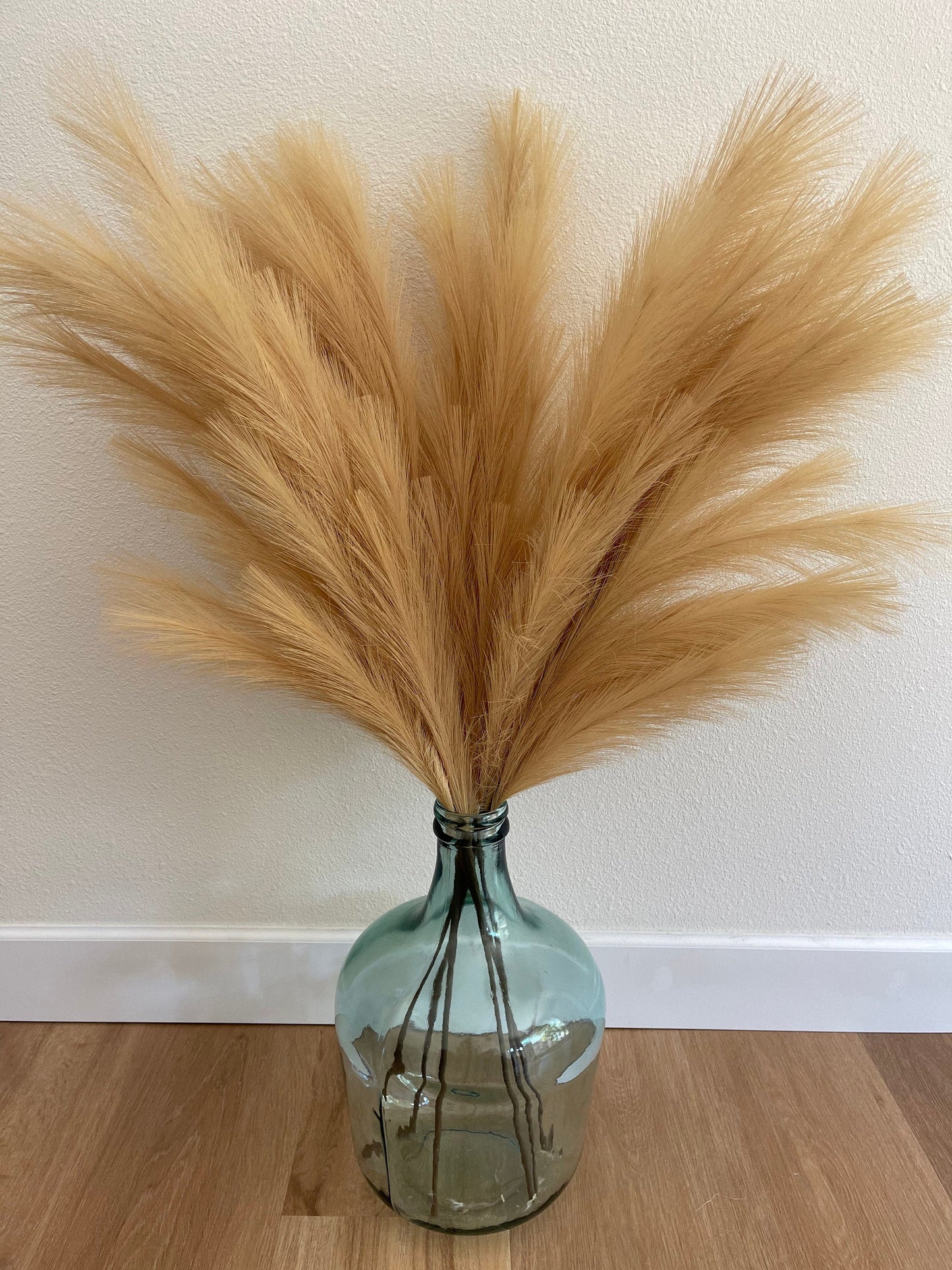 Large Faux Pampas Grass Artificial - Butterscotch