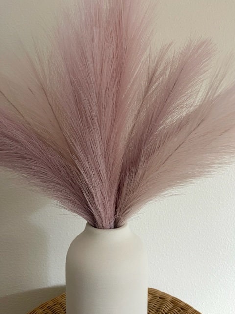 2ft Faux Tabletop Pampas Grass Artificial - Purple Unicorn
