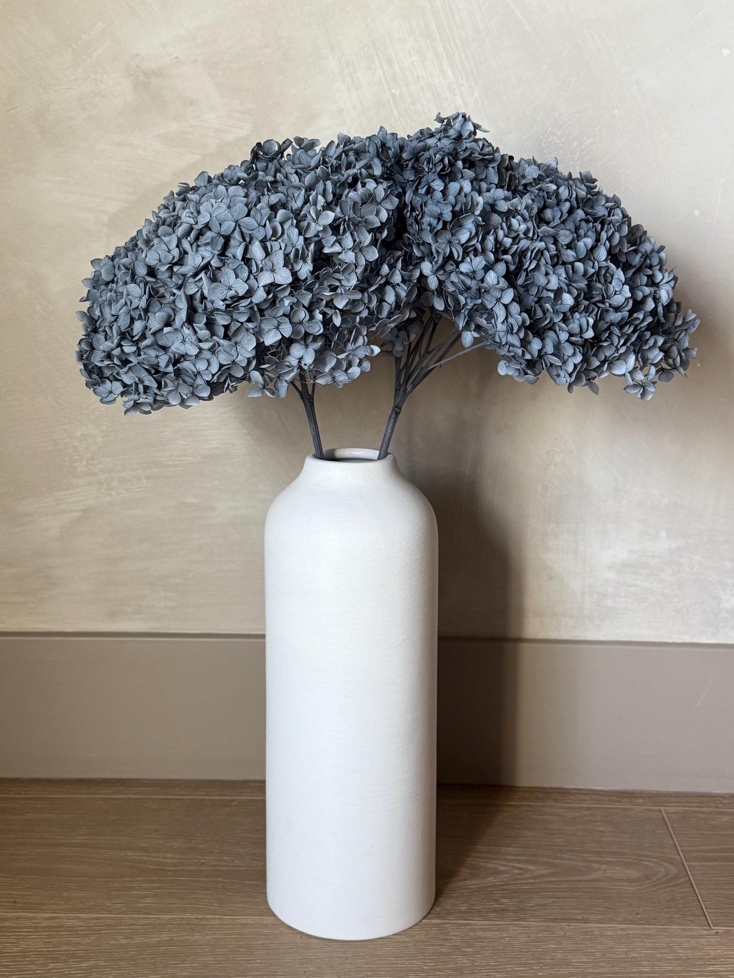 Real Hydrangea Preserved- Large Dusty Blue