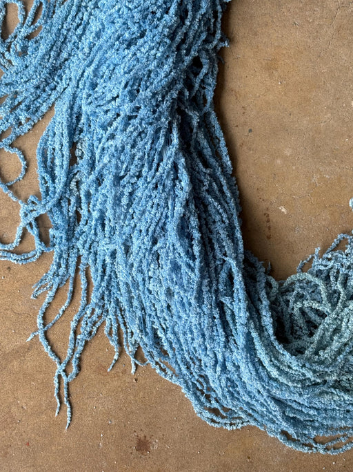 Hanging Amaranthus - Light/Bright Blue (one bundle of 5 stems) - alternate