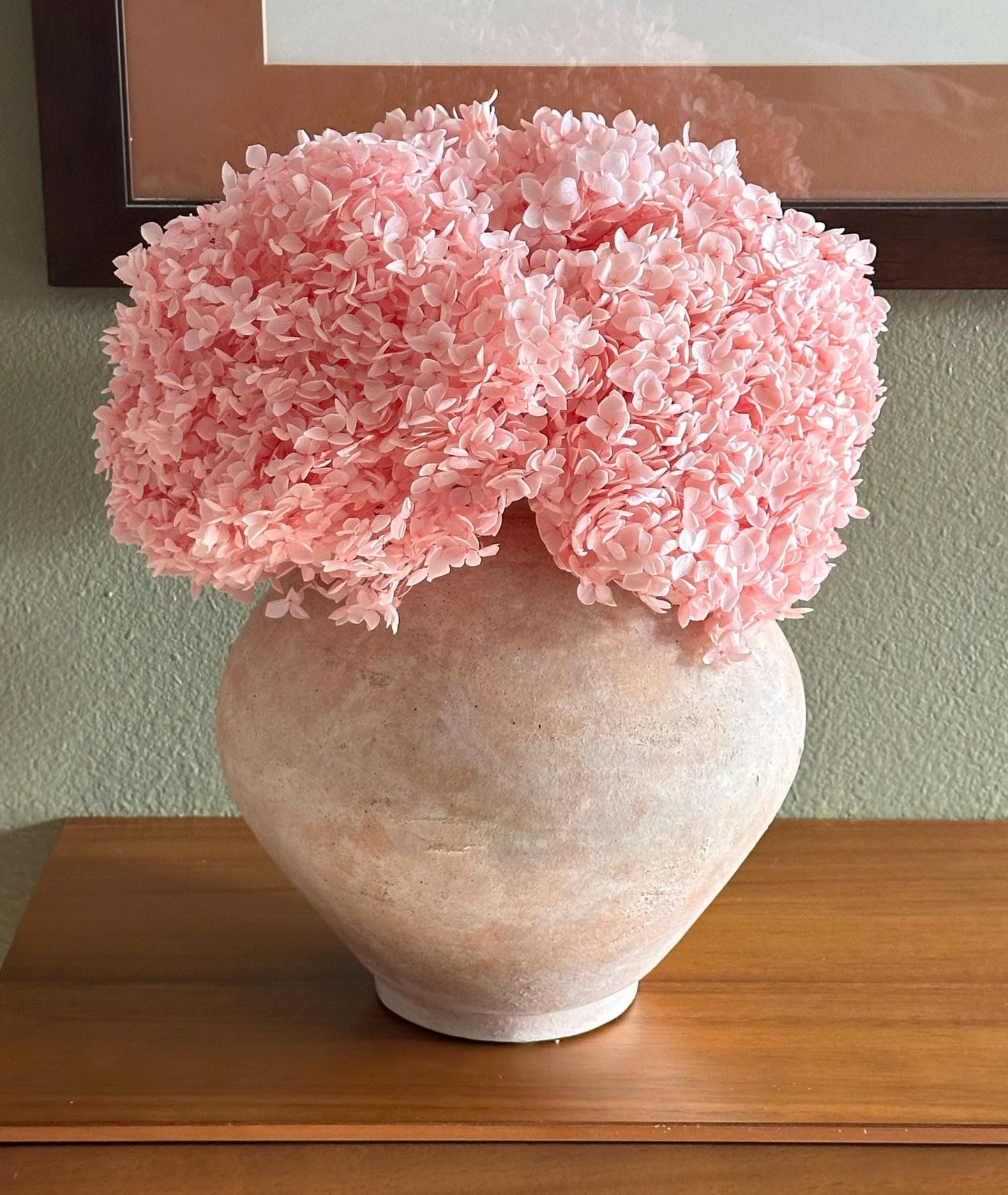 Real Hydrangea Preserved - Large Pink
