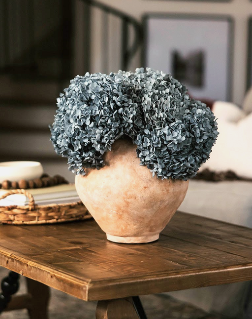 Real Hydrangea Preserved - Large Dusty Blue