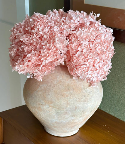 Real Hydrangea Preserved - Large Pink