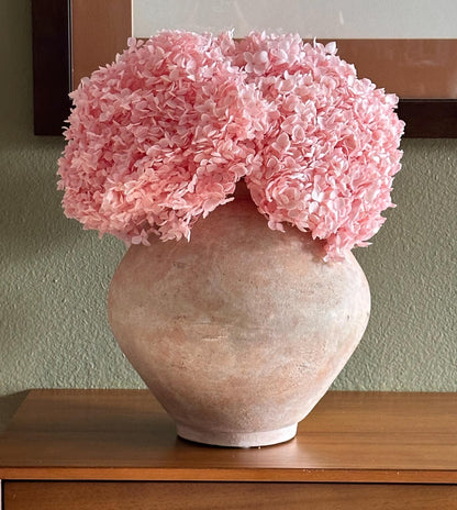 Real Hydrangea Preserved - Large Pink