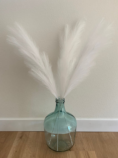 Large Faux Pampas Grass - White