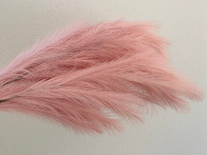 Large Faux Pampas Grass Artificial - Pink