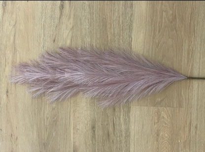 Large Faux Pampas Grass Artificial - Purple