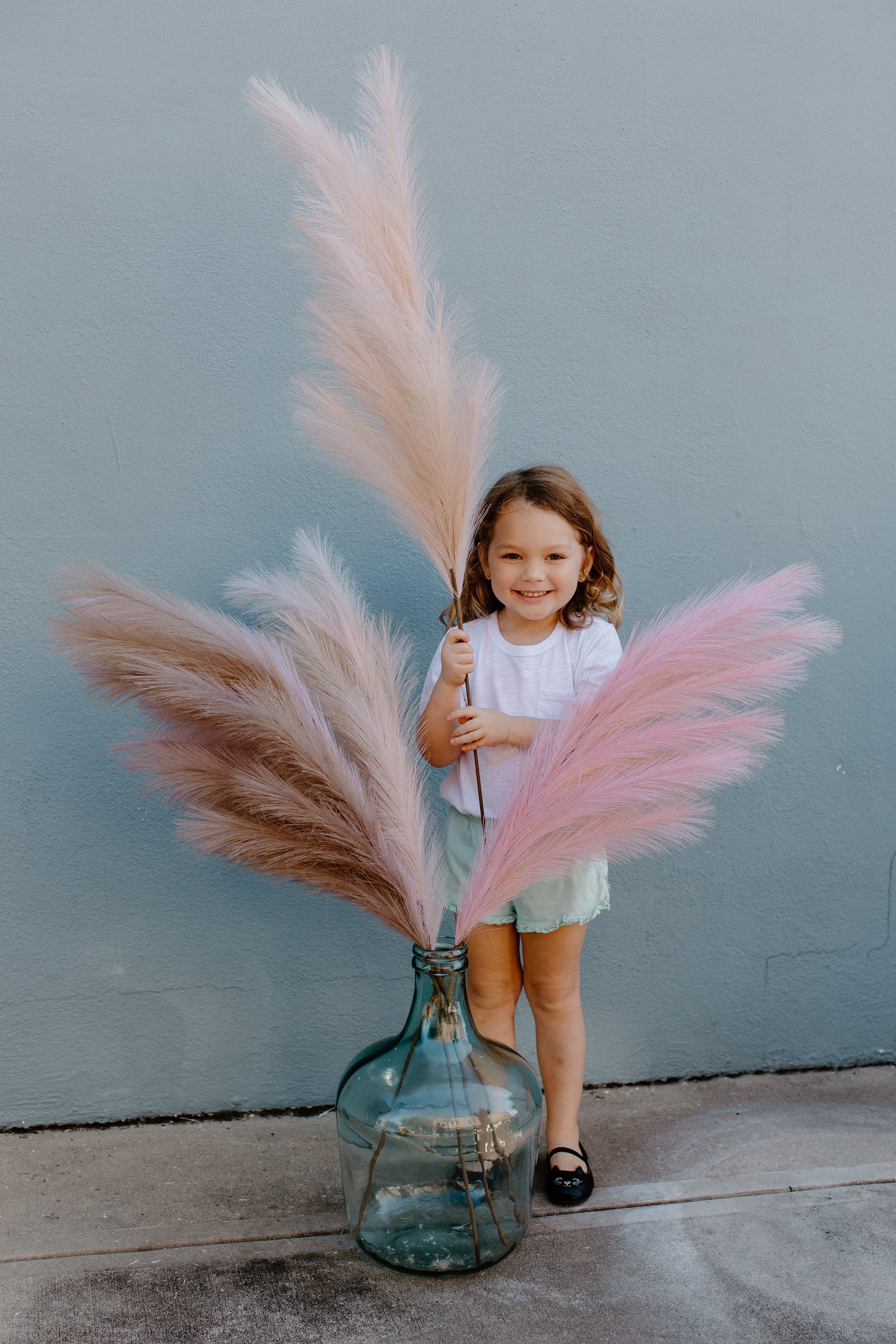 Large Faux Pampas Grass Artificial - Unicorn Combo