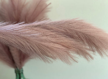 Large Faux Pampas Grass Artificial - Purple