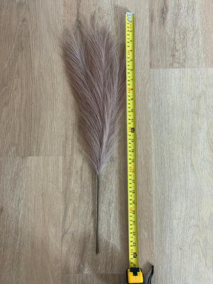 2ft Faux Tabletop Pampas Grass Artificial - Peach