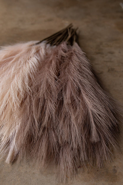 2ft Faux Tabletop Pampas Grass Artificial - Brown