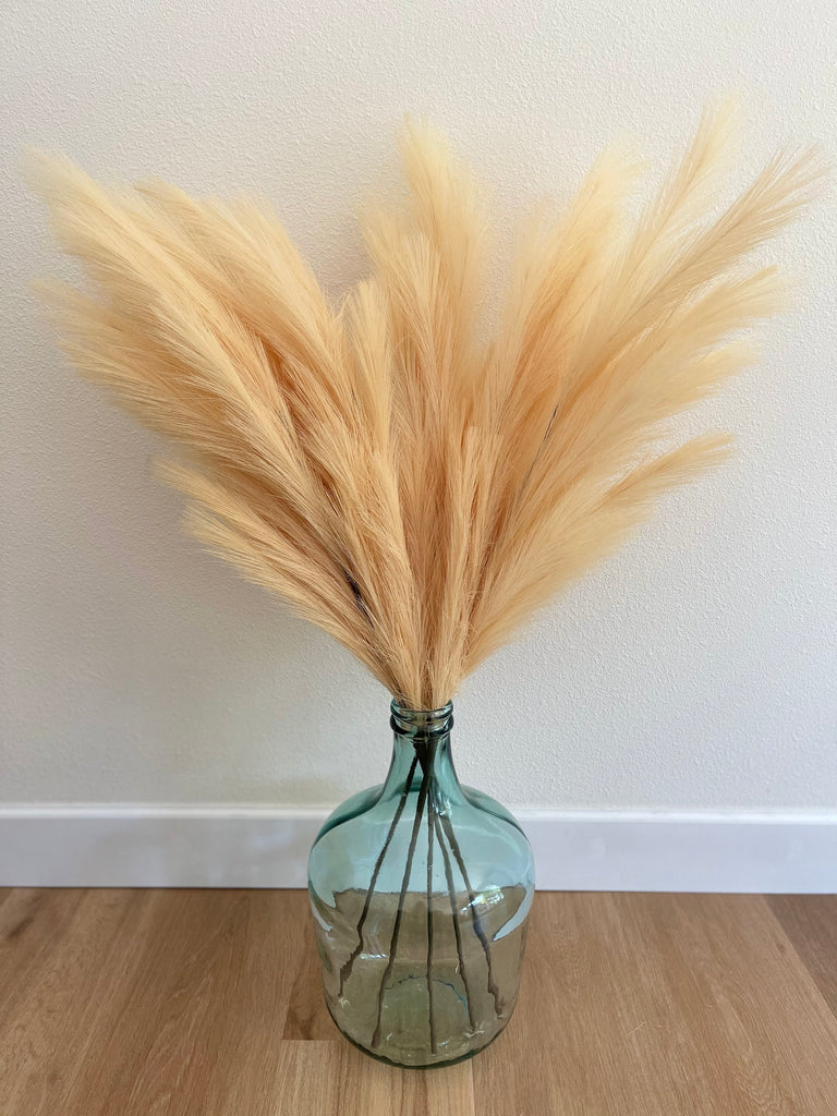 Large Faux Pampas Grass Artificial - Golden Sunset