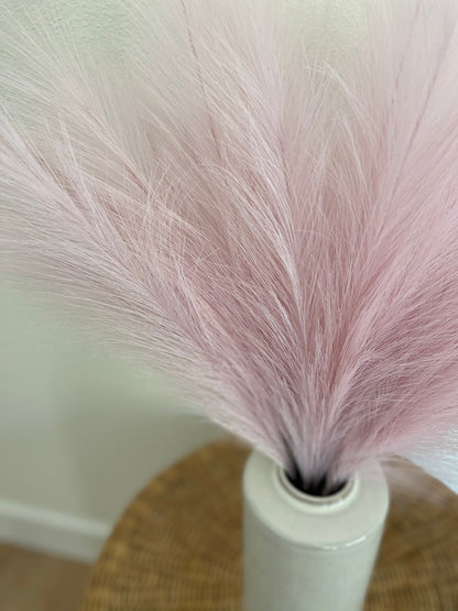 2ft Faux Tabletop Pampas Grass Artificial - Pink Lavender