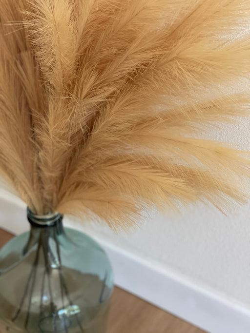 Large Faux Pampas Grass Artificial - Butterscotch - alternate