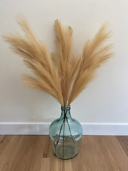 Large Faux Pampas Grass Artificial - Butterscotch