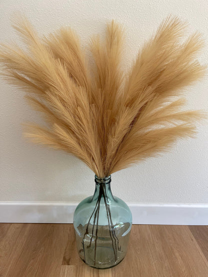 Large Faux Pampas Grass Artificial - Butterscotch