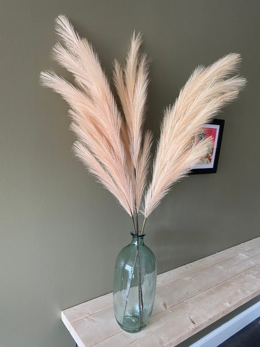 Large Faux Pampas Grass Artificial - Tangerine Rose - Limited Edition - alternate