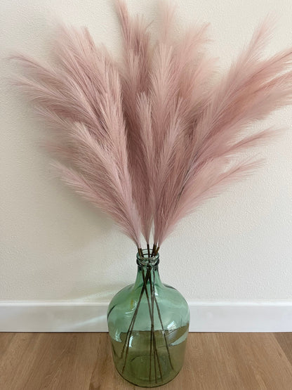 Large Faux Pampas Grass Artificial - Light Pink Lavender