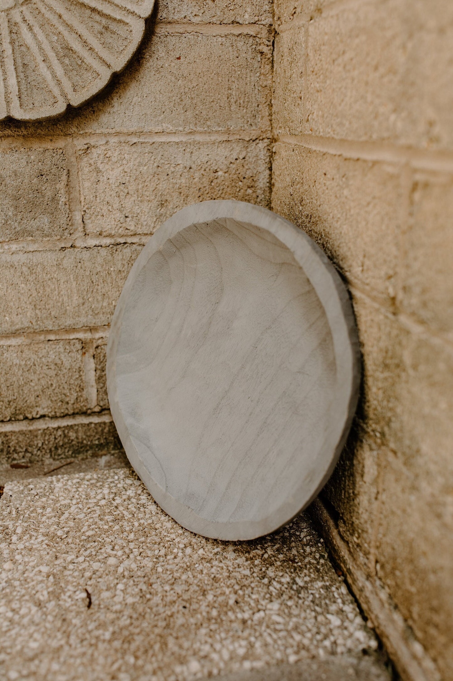 Grey Paulownia Wood Tray