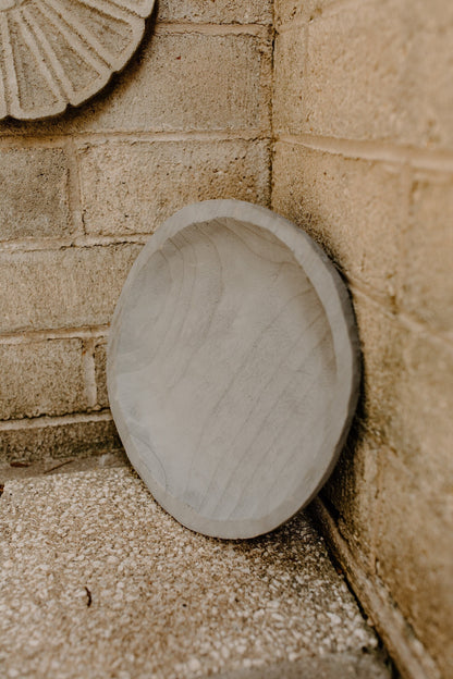 Grey Paulownia Wood Tray