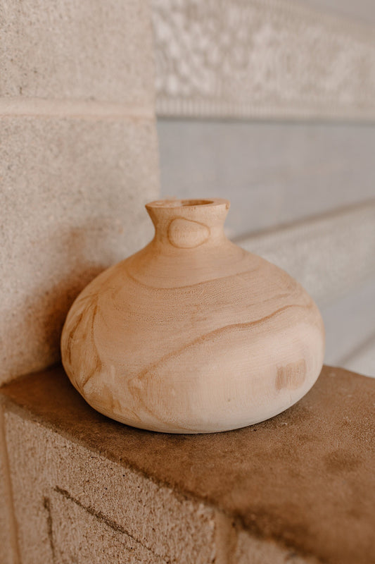 Paulownia Wood Vase