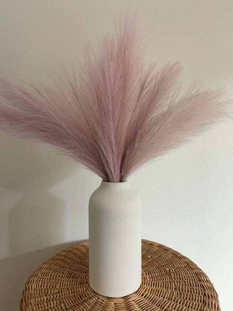 2ft Faux Tabletop Pampas Grass Artificial - Purple Unicorn