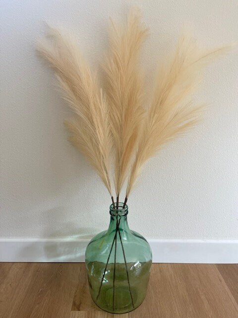 Large Faux Pampas Grass Artificial - Golden Ivory - alternate