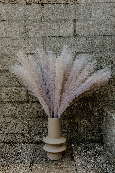 2ft Faux Tabletop Pampas Grass Artificial - Light Brown