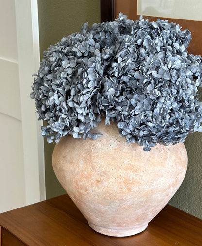 Real Hydrangea Preserved- Large Dusty Blue