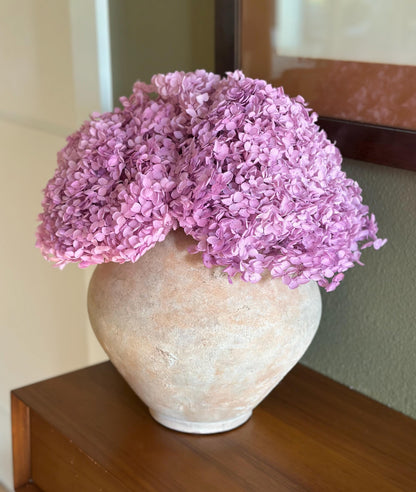 Real Hydrangea Preserved- Large Pink Magenta