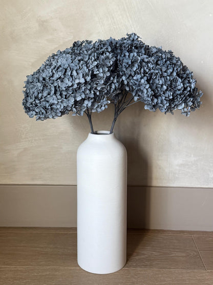 Real Hydrangea Preserved- Large Dusty Blue