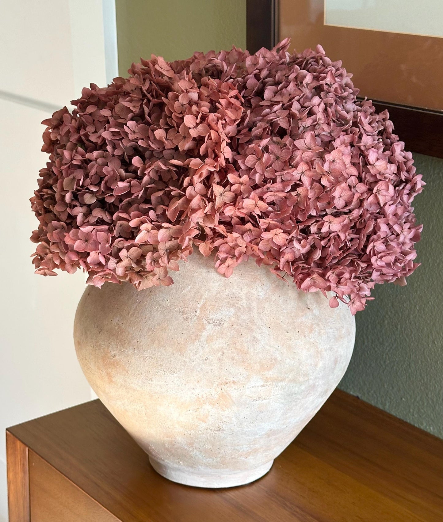 Real Hydrangea Preserved - Large Desert Rose