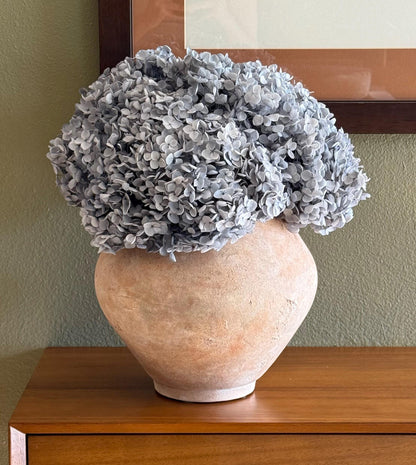 Real Hydrangea Preserved- Large Light Dusty Blue